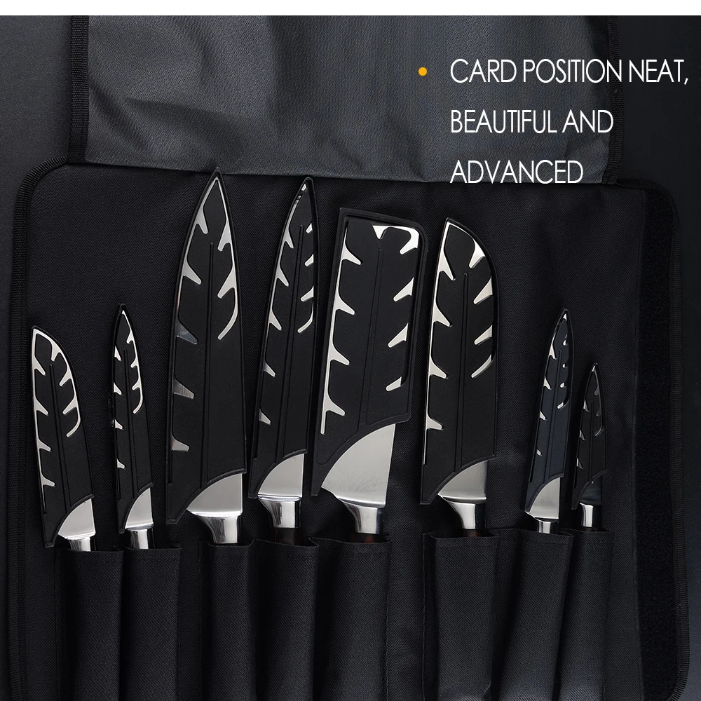 Сумка Sowoll для ножей шеф повара рулонная сумка чехол переноски кухни портативные