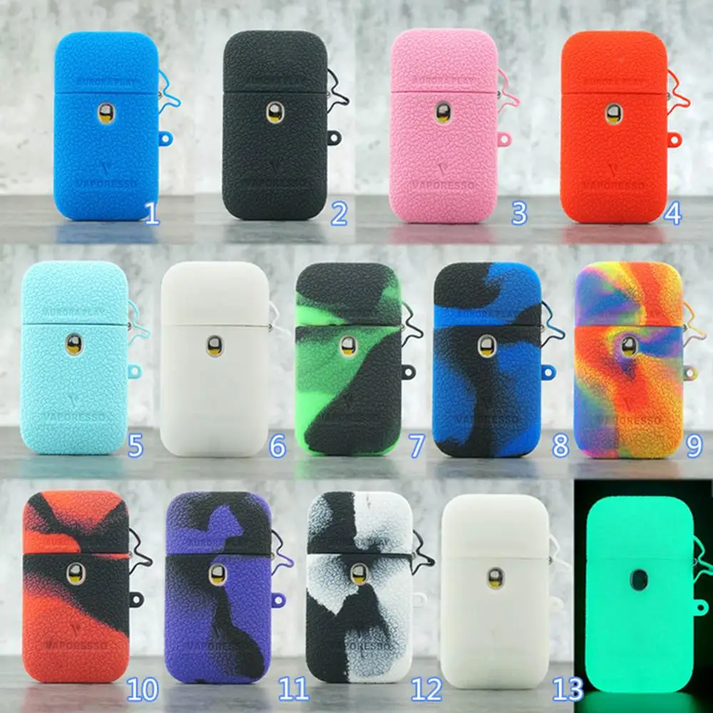 Чехол с текстурой для Vaporesso Aurora Play pod, силиконовый чехол-накладка, гелевый Чехол для Vape Play Aurora pod Modshield