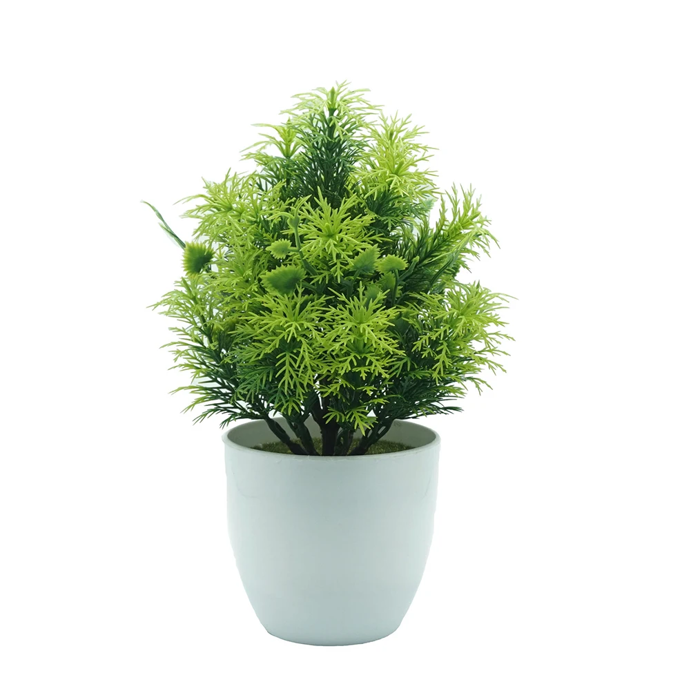 1Pc Artificial Hedge Bamboo Plant Pot Bonsai Stage Garden Wedding Party Decor bonsai tree potted flowers office garden de | Дом и сад