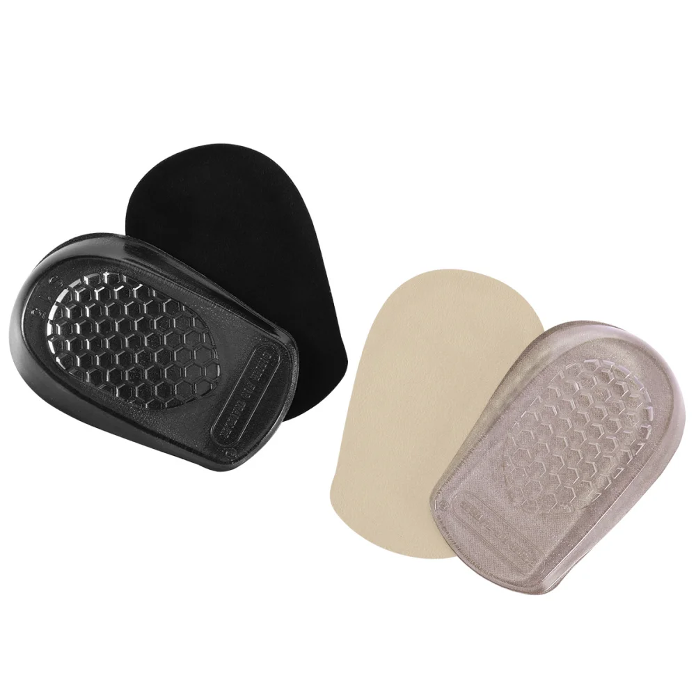 

ROSENICE 2 Pairs of Heel Cups Shoe Lift Height Insoles Half Inserts Self-adhesive Foot Insoles Ankle Support Pads for Bone