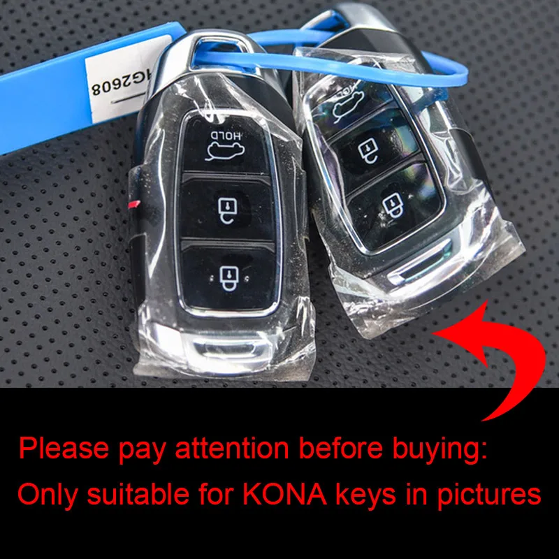 Vtear для Hyundai KONA Encino автомобильный чехол ключей Кожаный Автомобильный Брелок