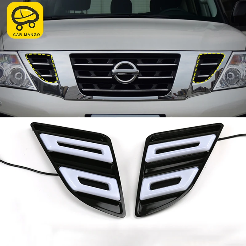 Карманго для Nissan Patrol Y62 авто-Стайлинг передний капот светильник светодиодный светильник в сборе внешние авто запчасти