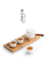 white ceramic tea set with tray charms travel gift box tea set portable simple modern tetera porcelana teaware sets bg50ts