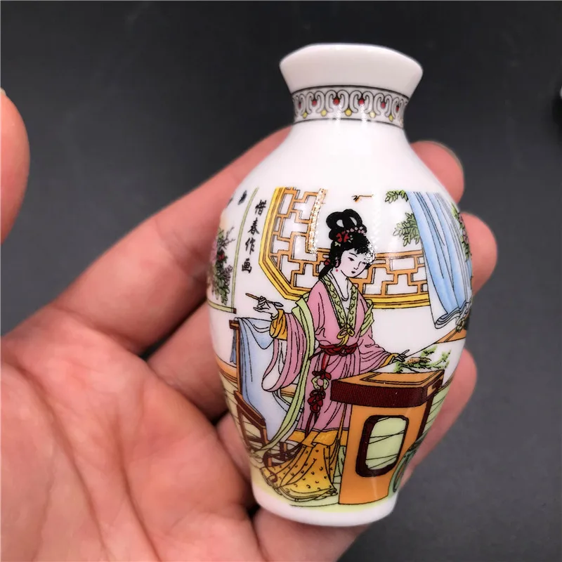 Магнит на холодильник в китайском стиле сувенир 3d керамическая ваза наклейки 12