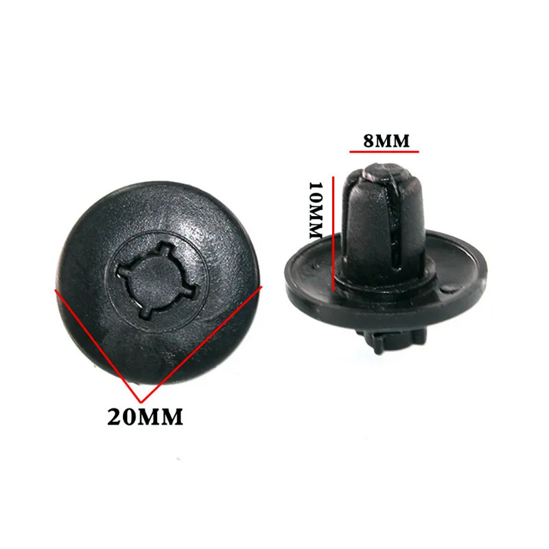 10 шт. авто крыло подкладка Пряжка для Peugeot 206 307 408 Citroen Triumph Sega C Quatre C2 пластиковые