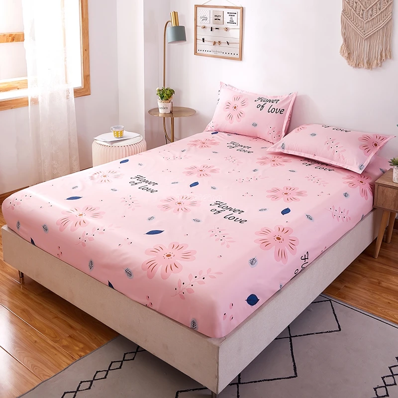 Постельное белье с милым кроликом и морковкой желтая простыня мультяшным