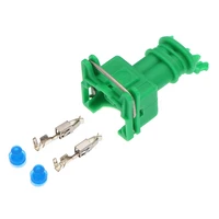 1 set 282189 1 2 pinway ev1 car fuel injector plug connector junior power timer jpt jetronic kits for car green sets