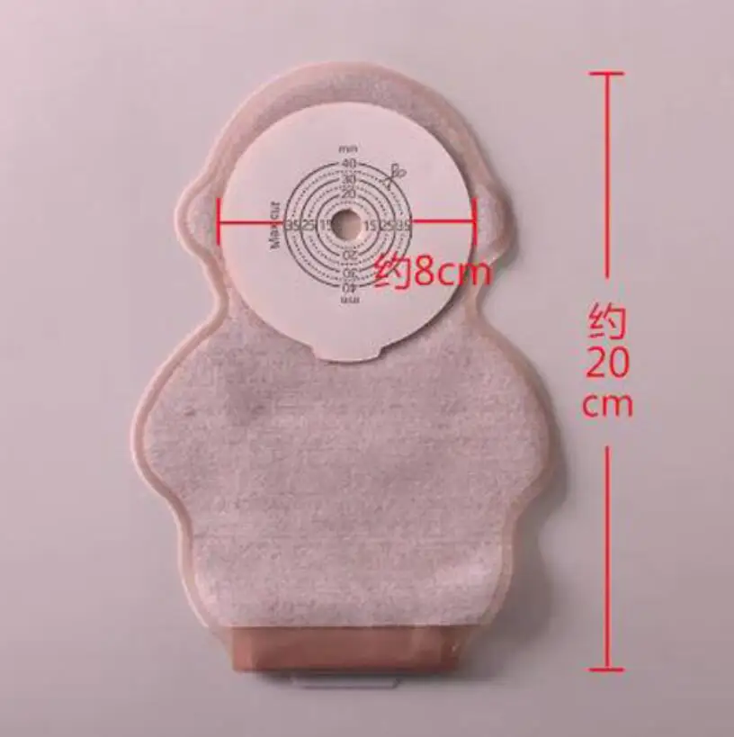 Педиатрический цельный сливной мешок для детей клейкая застежка картонный