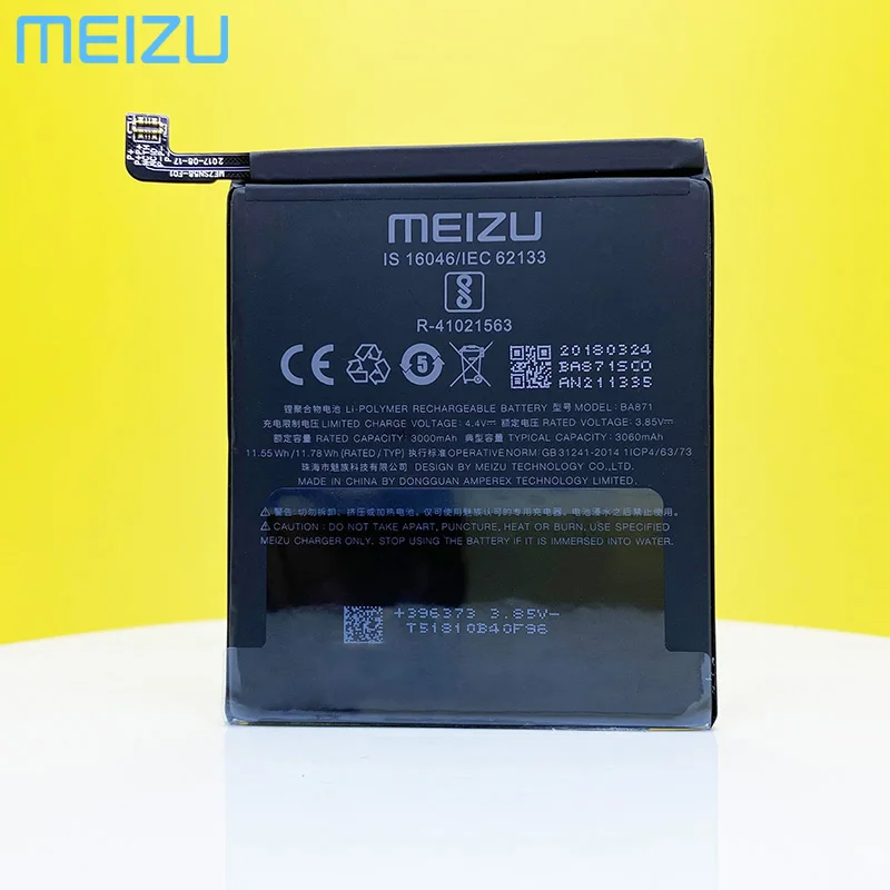 new original meizu ba871 battery for meizu m15 m871h mobile phone gift tools free global shipping