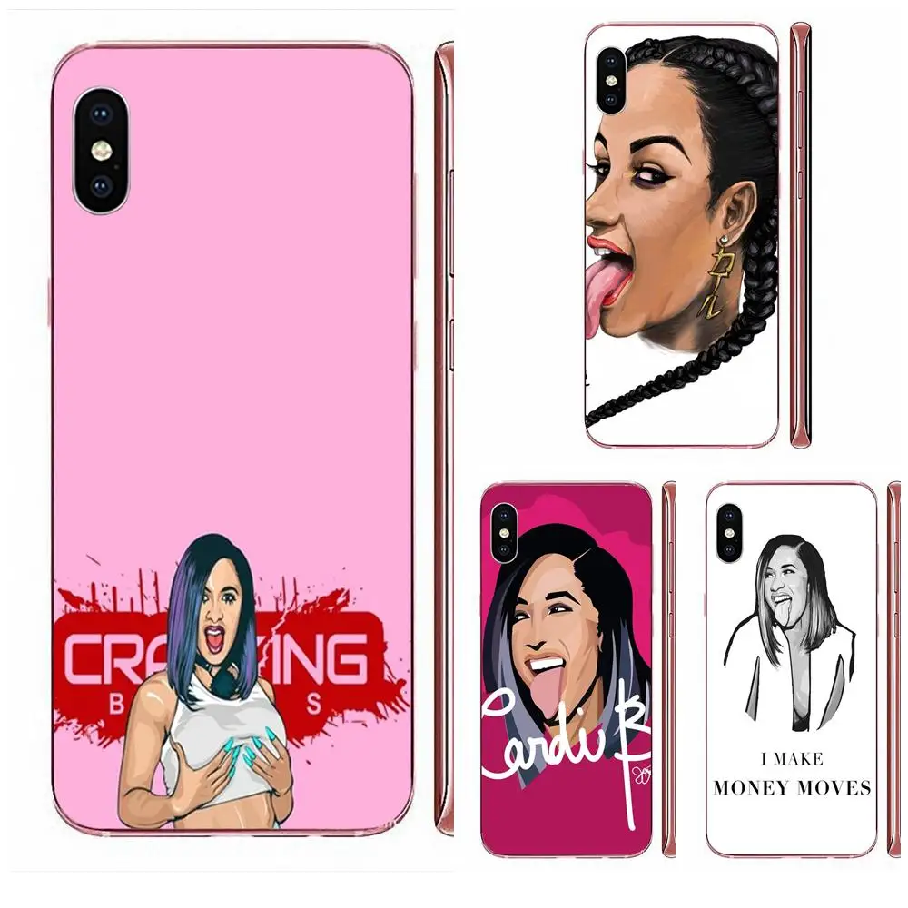 Новый высококачественный чехол для телефона Funny Girl Cardi B Samsung Galaxy A51 A71 A81 A90 5G A91 A01 S11