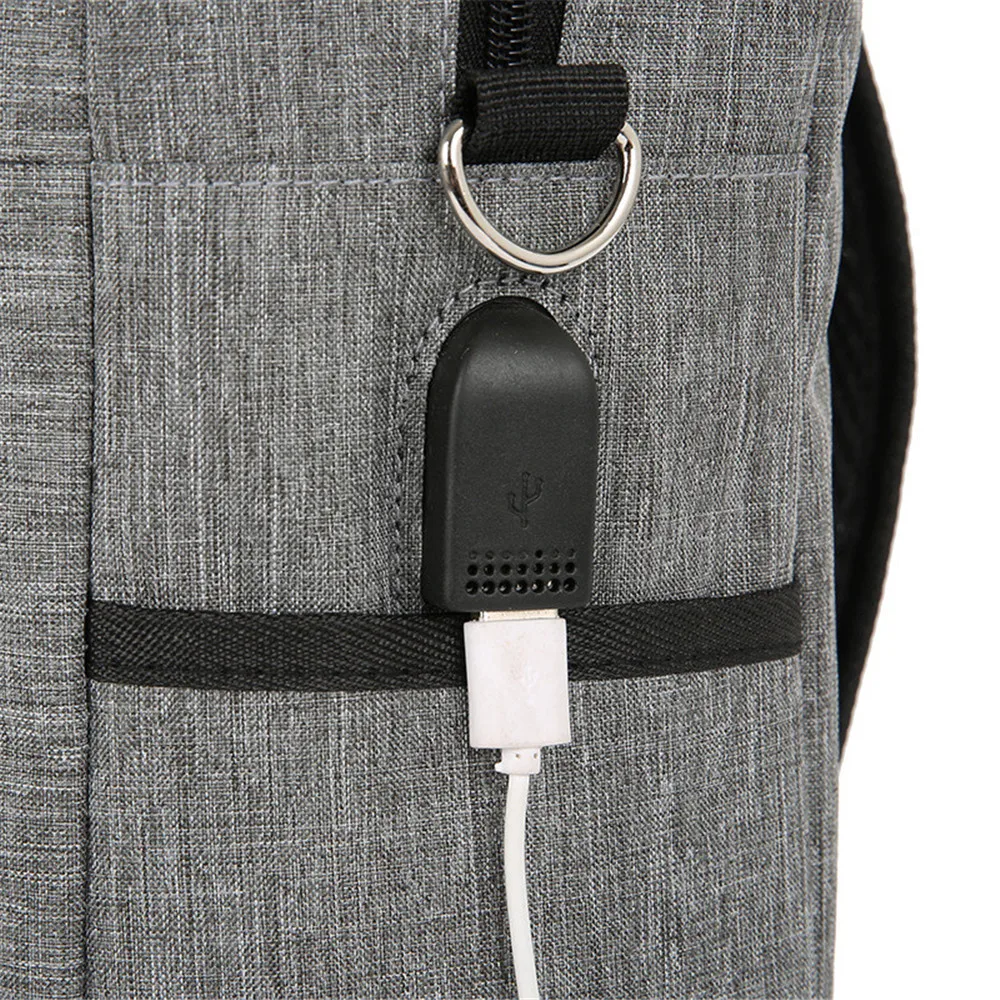 

Fashion Women Men's Backpack USB Charging Bag Waterproof Multi-function Rucksack school Laptop Backpack For Teenagers