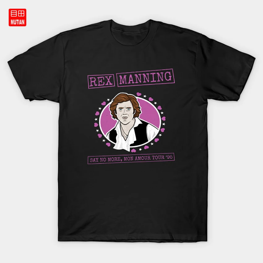 Футболка с надписью Say No More Mon Amour Tour ྛ музыкальная группа ninetes Movies Rex Manning Day