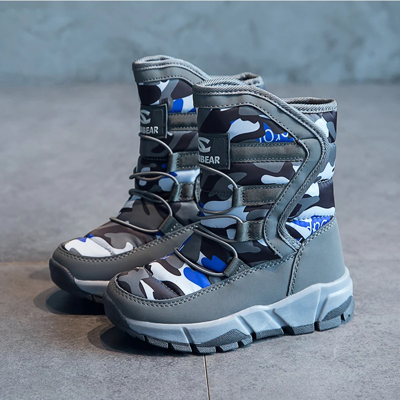 Зимние ботинки для мальчиков зимние детские спортивная детская обувь и девочек