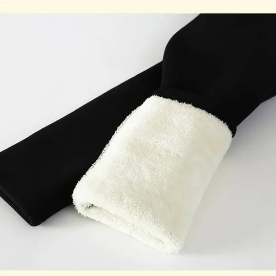 

Winter Women Leggings Velvet Warm Pants Hight Waist Leggings Women Solid Color Legging Comfortable Keep Warm Stretchy Legging