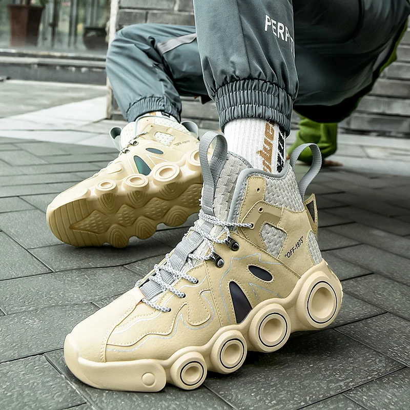 

Roller Skating Shape Sports Shoes Men Personality Running Shoes Thick Soled Casual Sneakers Increased Men Sneaker Walking Shoes