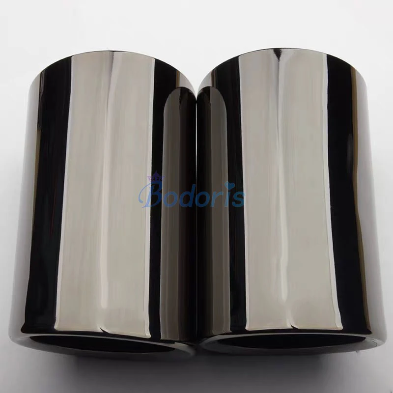 Наконечник глушителя выхлопной трубы для Volkswagen VW Tiguan 2010 2011 2012 2013 2014 2015 Ti черный