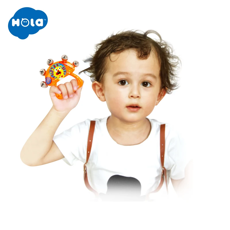 HOLA TOYS 3102E детские погремушки музыкальная игрушка ручной Колокольчик для детей