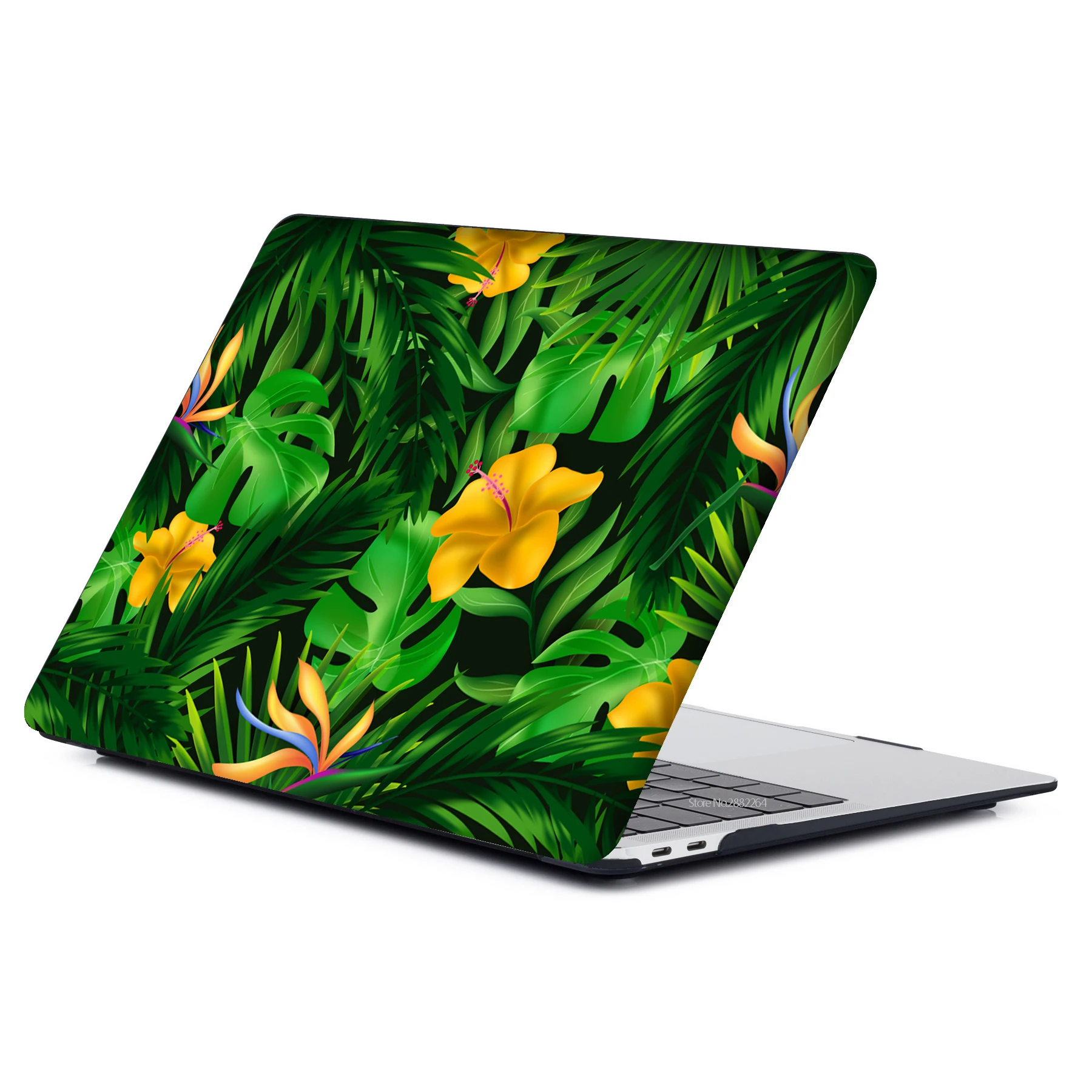 Чехол для ноутбука с цветами для MacBook Touch ID Air 13 A1932 для MacBook Air Pro retina 11 12 13 13,3 15 touch bar A2159+ чехол для клавиатуры