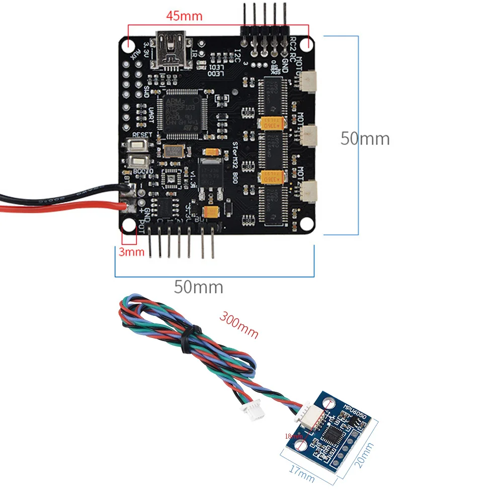 storm32 bgc 32bit 3 осевой бесщеточный кард