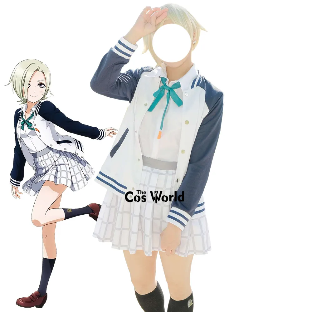 Зимняя школьная форма Love Live nijiguan Mia Taylor наряды аниме костюмы для косплея на заказ -