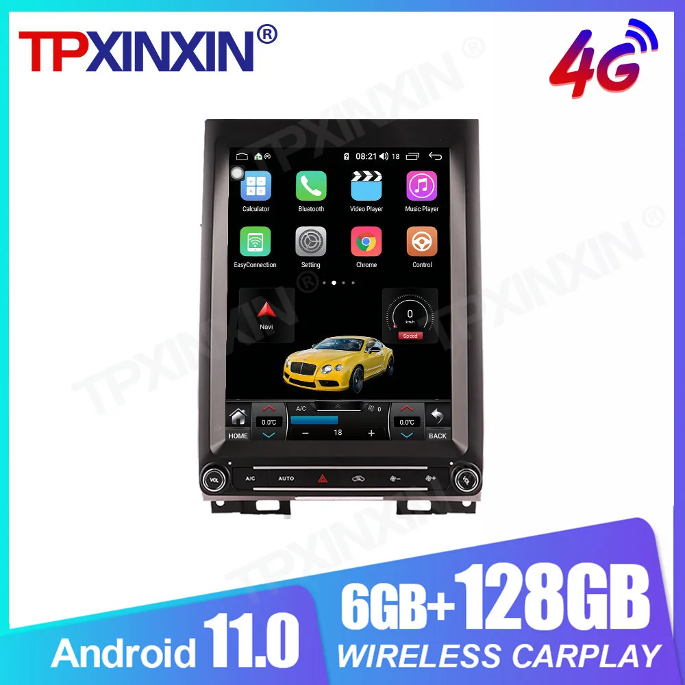 

Android11 8 + 256G Carplay для Ford F350 SVT Raptor 2015-2020 Tesla Style автомобильное радио GPS-навигация головное устройство мультимедийный автомобильный плеер