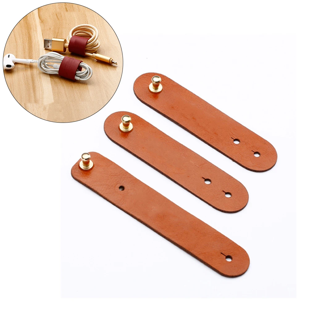 3 шт. кожаный usb кабель для сматывания портативная гарнитура проводное управление