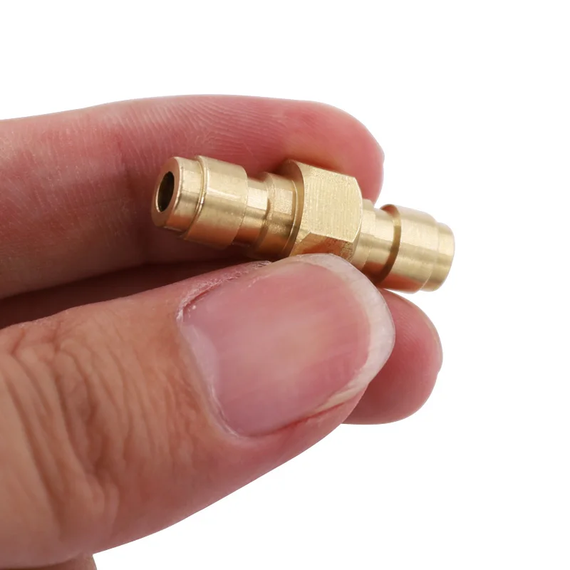 

Латунный двухсторонний быстроразъемный соединитель из нержавеющей стали с наружной резьбой, 8 мм, пневматическое оборудование для пейнтбо...