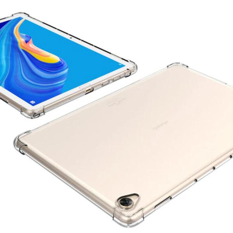 Силиконовый противоударный Прозрачный чехол для планшета Huawei MediaPad M5 Lite 10 Pro 8 4/Media
