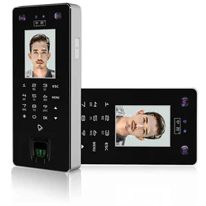 2 8 inch face fingerprintid card time attendance machine door access control system free global shipping