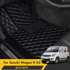 Автомобильные коврики для Suzuki Wagon R X5 2019 2018 2017 2016 2015 2014 2013, коврики для стайлинга интерьера, водонепроницаемые автозапчасти