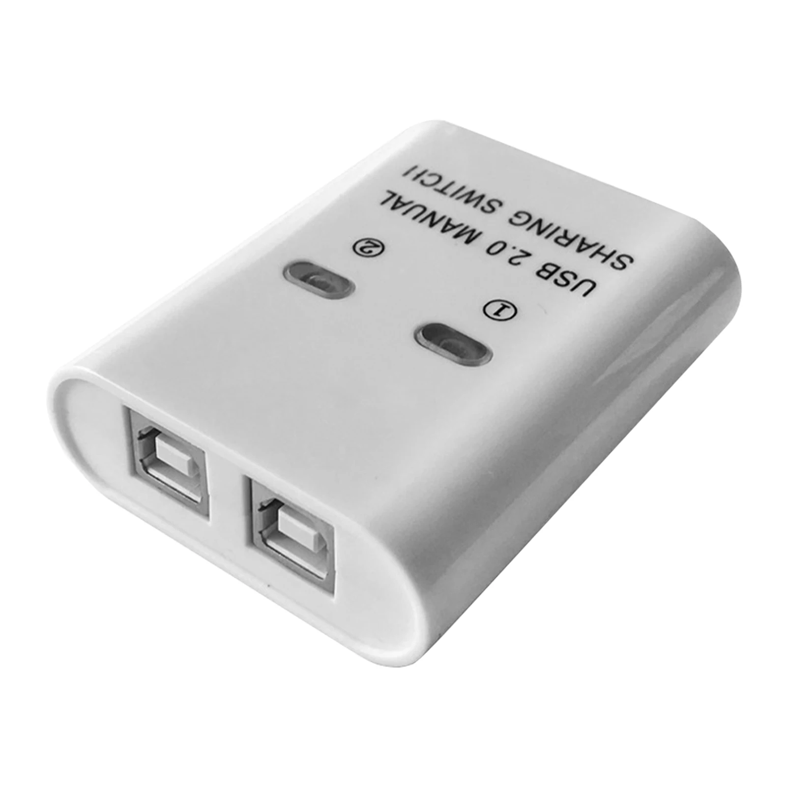 

Plug And Play Stable Transmission Portable Electronic Button Efficient 2 Port Home Office Splitter Converter USB Printer Hub