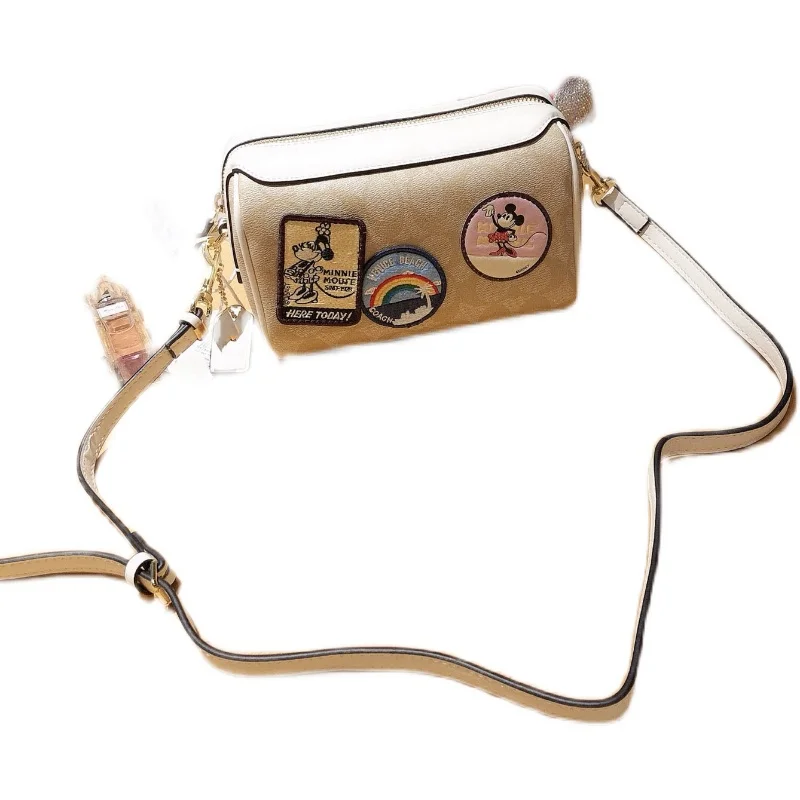 

Disney Messenger Bag 2021 New Fashion Style Explosion Models Large-capacity Leather Small Bag Ladies Pillow Bag Leather Handbags