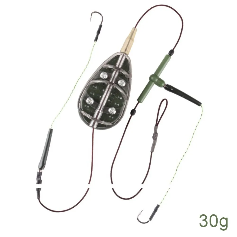 

45cm Bait Cage Connector Corrosion-resistant Fishing Feeder Sinker Terminal