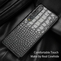 genuine leather phone case for xiaomi mi 12 ultra 11 pro 10 9 se 8 note 10 mix 4 2s case cowhide texture cover