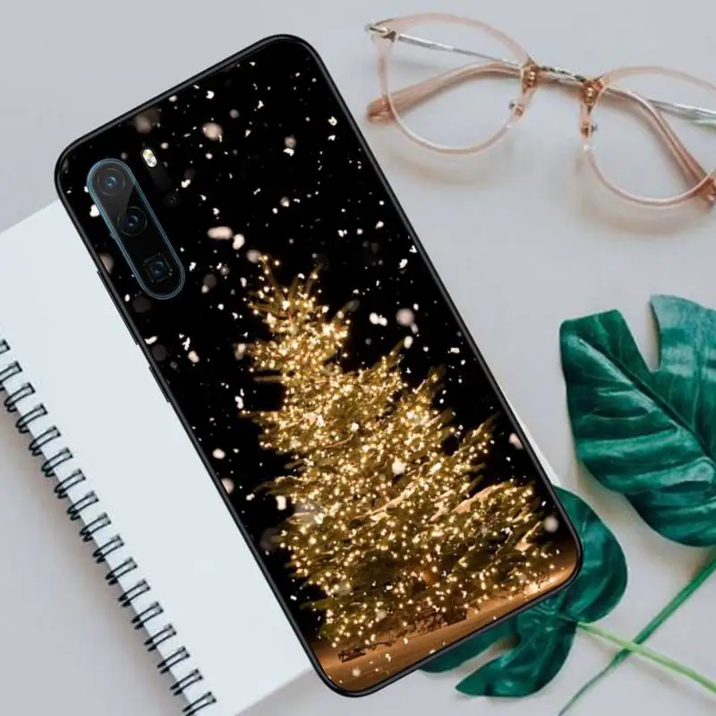 

Marry Christmas Holiday Tree New Year Phone Case For Huawei P40 P20 P30 lite Pro P Smart 2019 Mate 40 20 10 Lite Pro Nova 5t