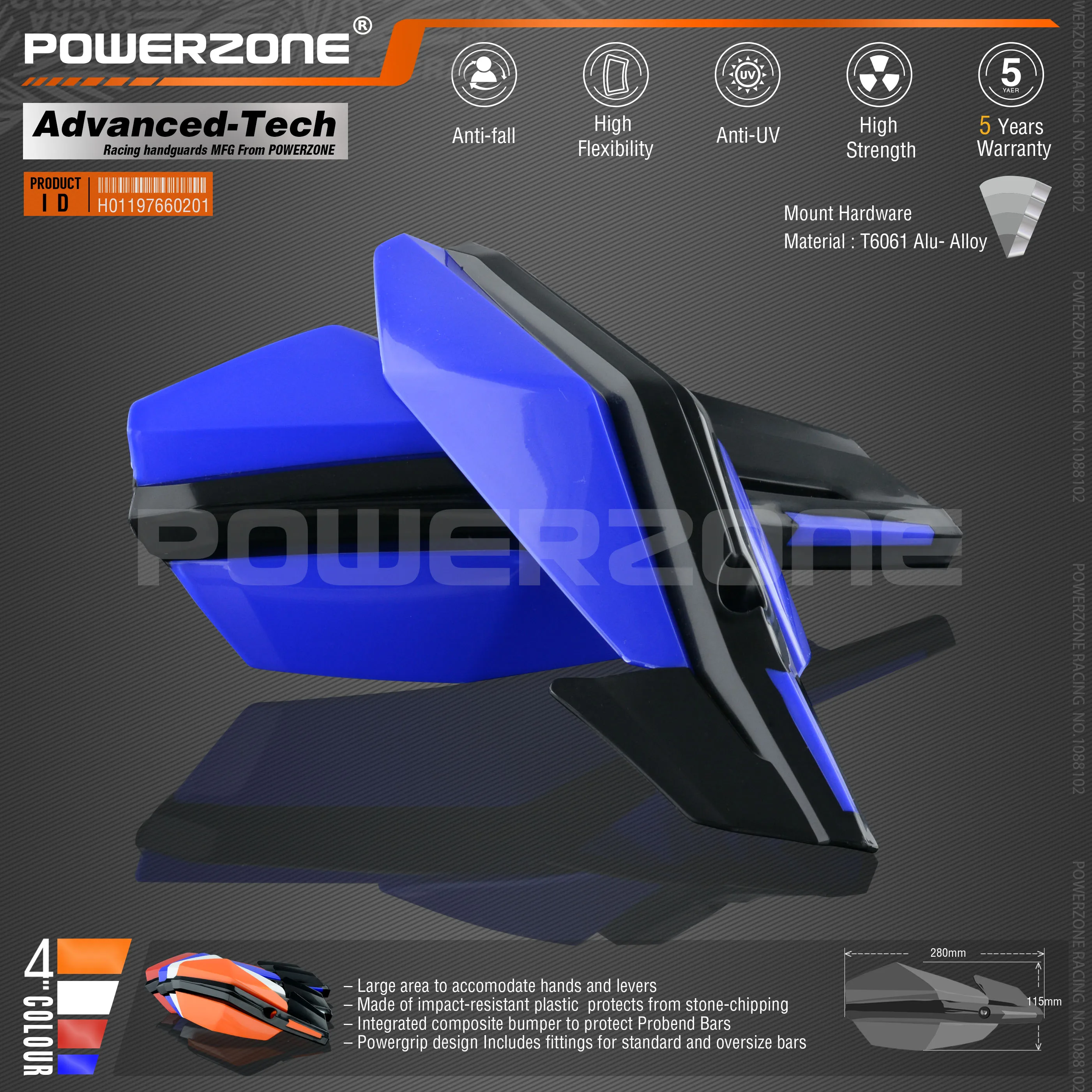 Powerzone ручные охранники для Honda KTM ADV EXC EnduroHusqvarna TE CRF WRF DRZ KLX мотоцикла квадроцикла |