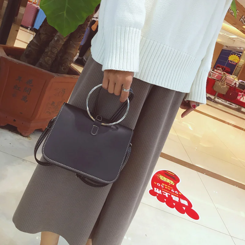 2020 Женская Студенческая Корейская сумка через плечо из ПУ кожи модная женская