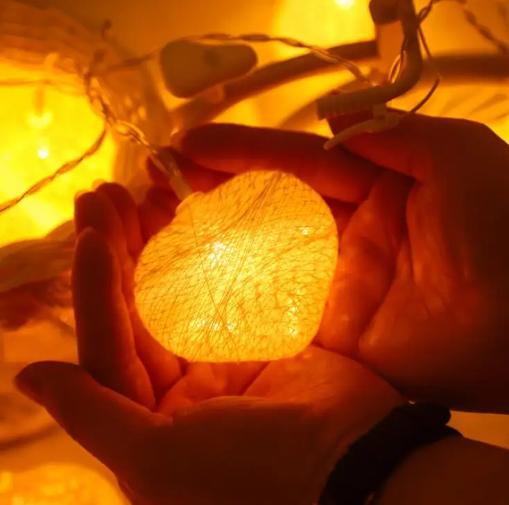 

Color light string cotton love lamp ball lamp LED Christmas decoration holiday lamp