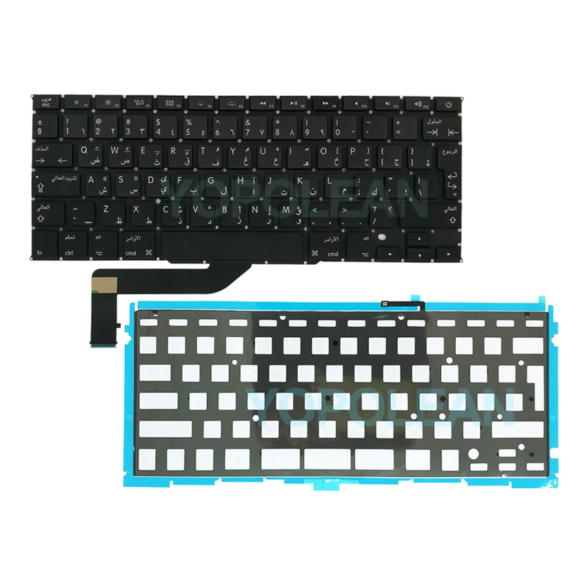 Новая арабская клавиатура A1398 3 шт./лот с подсветкой для MacBook Pro Retina 15 дюймов a1398 2012