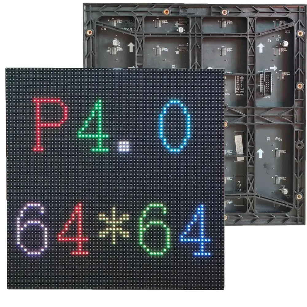 P4 комнатная полноцветсветодиодный Светодиодная панель дисплея 256*256 мм 64*64 точки