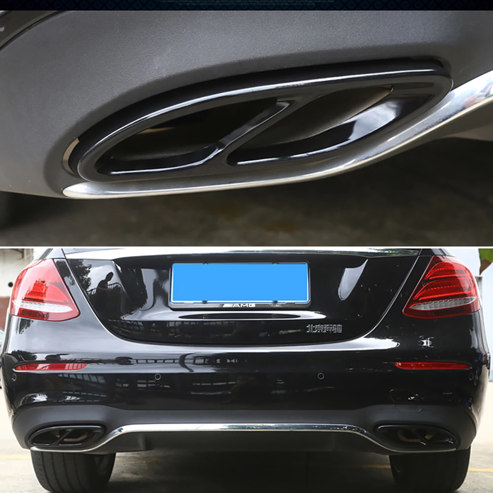 Универсальный чехол для выхлопной трубы Mercedes Benz W204 W205 W212 W213 W176 W222 X253 GLC