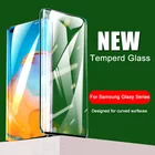 Стекло с полным покрытием для телефона Samsung Galaxy S21 + S20, ультра-стекло, изогнутая Защита экрана для Samsung Note 20 S10 S10E S8 Plus S9
