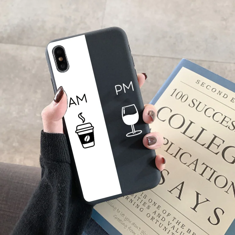 Чехол для телефона с бокалом красного вина iPhone 11 12 13 Pro Max 8 7 6s Plus XR Xs mini X SE 2020 мягкий