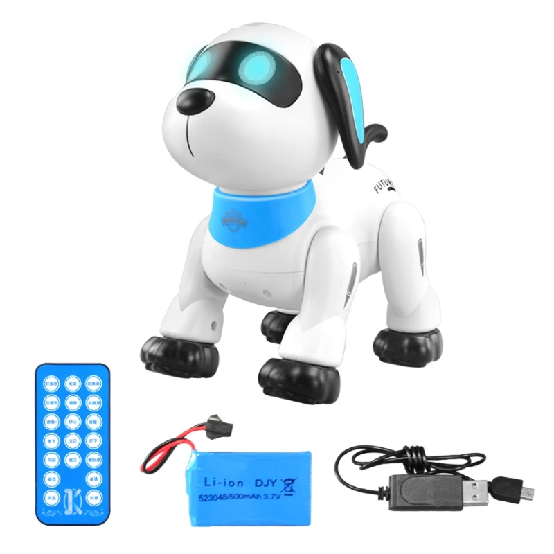

Remote Control Dog RC Robotic Stunt Puppy Voice Control Toys Electronic Pet Dancing Programmable Robot with Sound robot diy