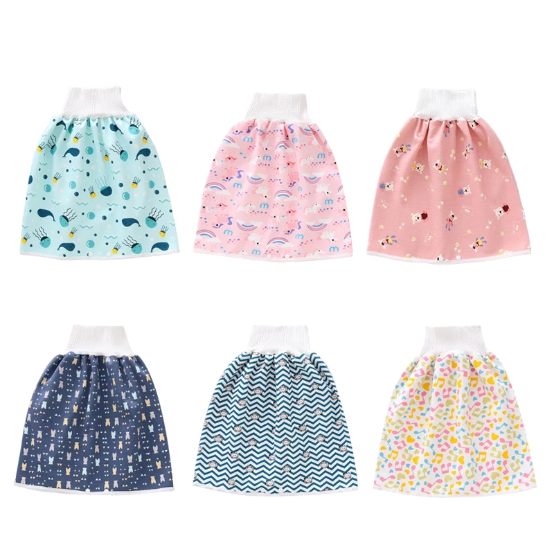 

Toddler Cotton Training Pants Cloth Diaper Skirts Washable Reusable Potty Nappy Pants Toilet Diapers Baby Boys Girls New