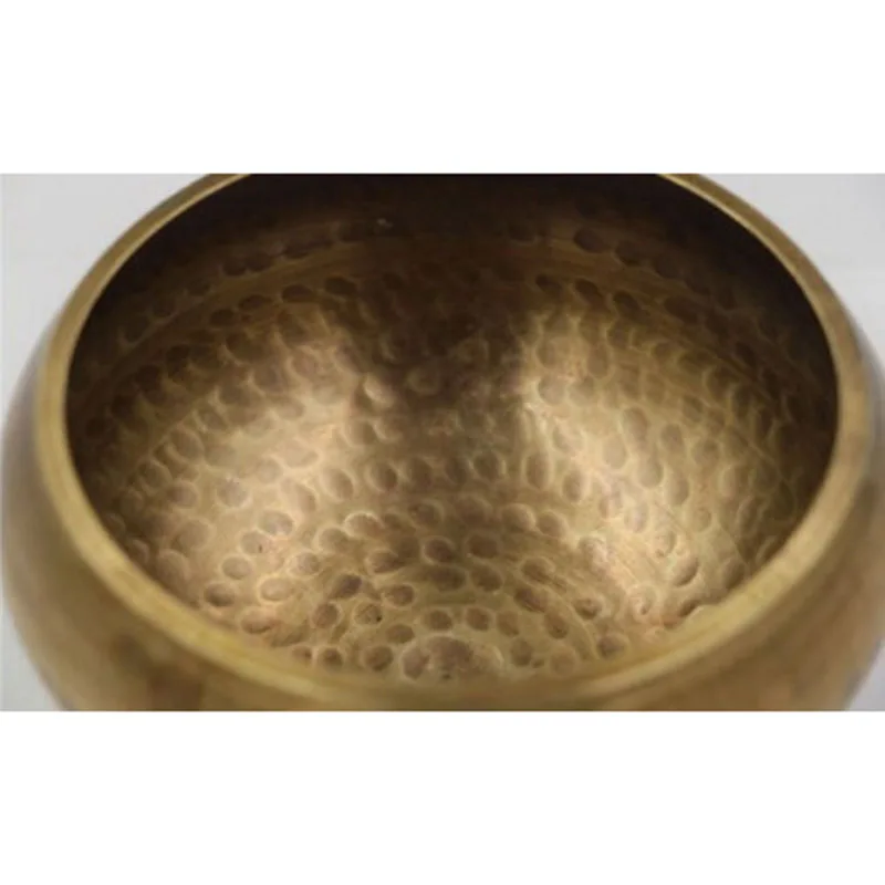 Буддийская медная тибетская чаша Поющая ручной нарезание металлической Будды