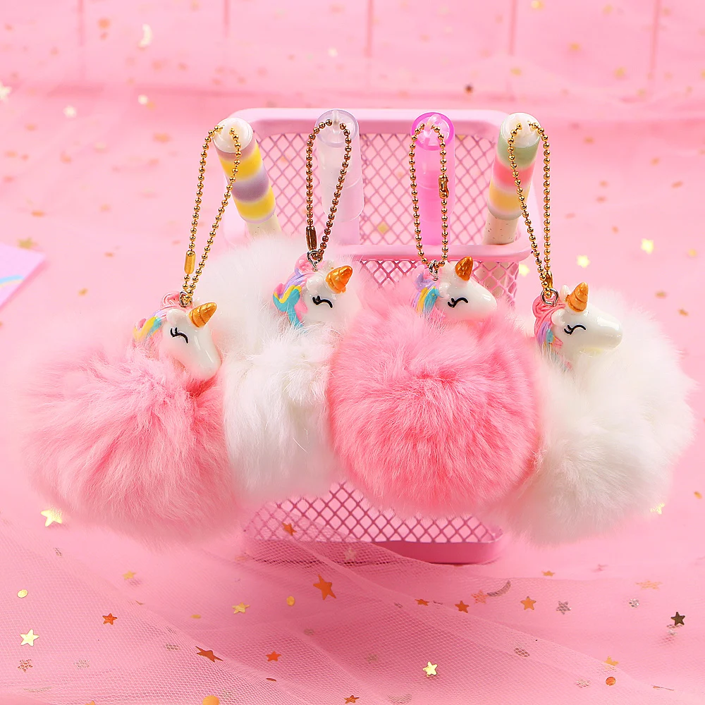 Милый Единорог ручки Роскошный баскетбольный мяч гель подвеска Pens нейтральные