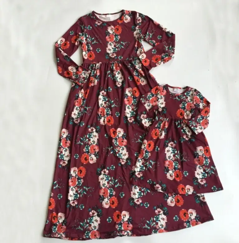 Новинка Осень-зима бутик детской одежды для маленьких девочек семейный образ mommy