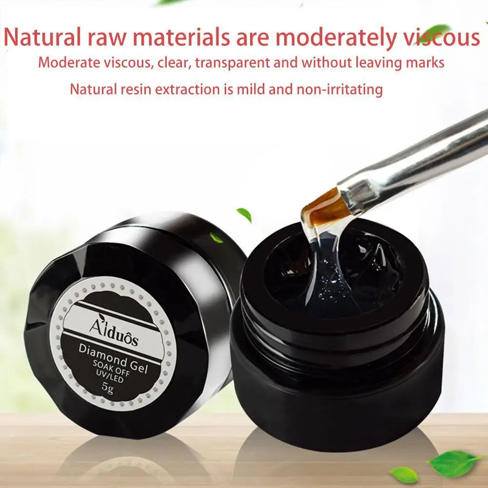 Горячая продажа Профессиональный супер липкий 5 мл УФ-гель для ногтей Клей