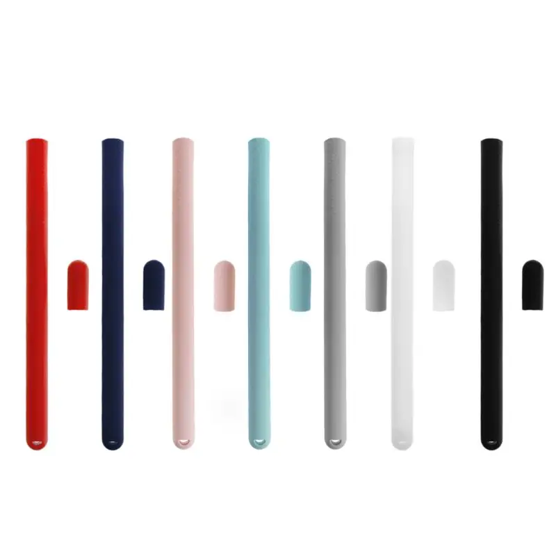 

Soft Protective Silicone Sleeve Case For Apple Pencil 2nd Generation Skin For iPad Pencil 2 Cap Tip Cover Holder